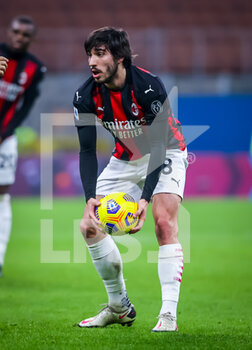 2021-03-03 - Sandro Tonali of AC Milan reacts - AC MILAN VS UDINESE CALCIO - ITALIAN SERIE A - SOCCER