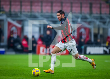 2021-03-03 - Theo Hernandez of AC Milan in action - AC MILAN VS UDINESE CALCIO - ITALIAN SERIE A - SOCCER