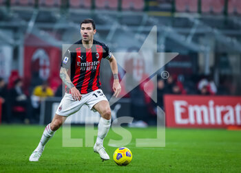 2021-03-03 - Alessio Romagnoli of AC Milan in action - AC MILAN VS UDINESE CALCIO - ITALIAN SERIE A - SOCCER