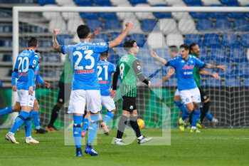 2021-03-03 - gol annullato di Lorenzo Insigne (SSC Napoli) - US SASSUOLO VS SSC NAPOLI - ITALIAN SERIE A - SOCCER