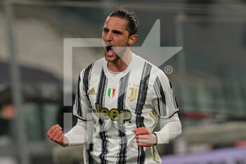2021-03-06 - Adrien Rabiot (Juventus FC) celebrates the goal - JUVENTUS FC VS SS LAZIO  - ITALIAN SERIE A - SOCCER