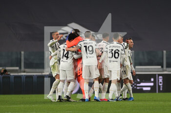 2021-03-06 - The players of Juventus FC celebrates the victory - JUVENTUS FC VS SS LAZIO  - ITALIAN SERIE A - SOCCER