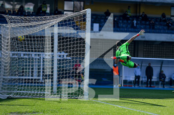 2021-03-07 - Rade Krunic (Milan) scores a goal to Marco Silvestri (Hellas Verona) 0-1 - HELLAS VERONA VS AC MILAN - ITALIAN SERIE A - SOCCER