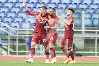 2021-03-07 - GIANLUCA MANCINI(Roma) esulta per il goal - AS ROMA VS GENOA CFC - ITALIAN SERIE A - SOCCER