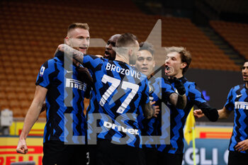 2021-03-08 - Milan Skriniar (FC Internazionale) esulta dopo aver segnato il gol del vantaggio per l’Inter - FC INTERNAZIONALE VS ATALANTA BC - ITALIAN SERIE A - SOCCER