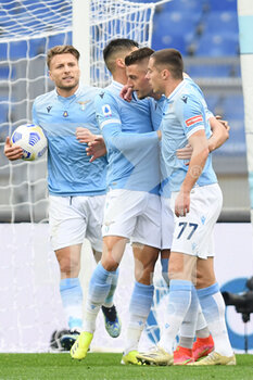 2021-03-12 - Serjei Milinkovic (Lazio) celebrates after scoring a goal - SS LAZIO VS FC CROTONE - ITALIAN SERIE A - SOCCER