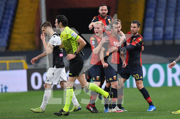 2021-03-13 - team Genoa, celebrates after scoring a goal - GENOA CFC VS UDINESE CALCIO - ITALIAN SERIE A - SOCCER