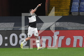 2021-03-13 - DE PAUL RODRIGO (Udinese), celebrates after scoring a goal - GENOA CFC VS UDINESE CALCIO - ITALIAN SERIE A - SOCCER