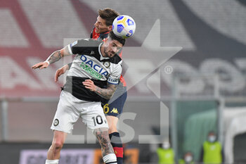 2021-03-13 - DE PAUL RODRIGO (Udinese), Miha Zajc (Genoa) - GENOA CFC VS UDINESE CALCIO - ITALIAN SERIE A - SOCCER