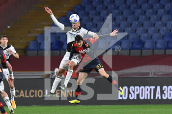 2021-03-13 - BECÃO RODRIGO Udinese) , Eldor Shomurodov (Genoa) - GENOA CFC VS UDINESE CALCIO - ITALIAN SERIE A - SOCCER