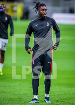2021-03-14 - Soualiho Meite of AC Milan warms up - AC MILAN VS SSC NAPOLI - ITALIAN SERIE A - SOCCER