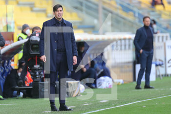 2021-03-14 - coach Paulo Fonseca (AS Roma) - PARMA CALCIO VS AS ROMA - ITALIAN SERIE A - SOCCER