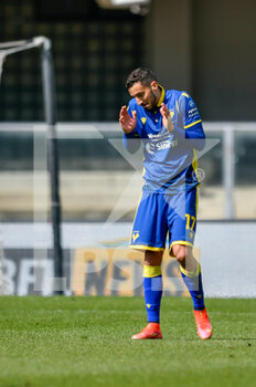2021-03-21 - Disappointment, frustration of  Federico Ceccherini  (Hellas Verona FC) 
 - HELLAS VERONA VS ATALANTA BC - ITALIAN SERIE A - SOCCER