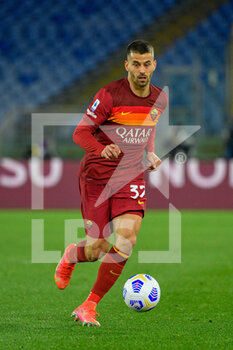 2021-03-21 - Leonardo Spinazzola of AS Roma seen in action - AS ROMA VS SSC NAPOLI - ITALIAN SERIE A - SOCCER