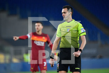2021-03-21 - Marco Di Bello referee seen in action - AS ROMA VS SSC NAPOLI - ITALIAN SERIE A - SOCCER