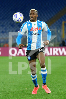 2021-03-21 - Victor Osimhen of SSC Napoli seen in action - AS ROMA VS SSC NAPOLI - ITALIAN SERIE A - SOCCER