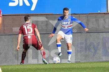 2021-03-21 - Cristian Ansaldi (Torino), ANTONIO CANDREVA (Sampdoria) - UC SAMPDORIA VS TORINO FC - ITALIAN SERIE A - SOCCER
