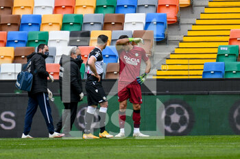 2021-03-21 - Juan Musso (Udinese) injury - UDINESE CALCIO VS SS LAZIO - ITALIAN SERIE A - SOCCER