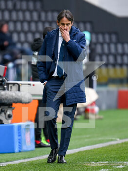 2021-03-21 - Disappointment, frustration of Simone Inzaghi (Coach SS Lazio) - UDINESE CALCIO VS SS LAZIO - ITALIAN SERIE A - SOCCER