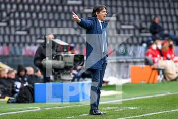 2021-03-21 - Simone Inzaghi (Coach SS Lazio) gestures - UDINESE CALCIO VS SS LAZIO - ITALIAN SERIE A - SOCCER