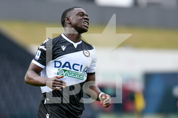 2021-03-21 - Disappointment, frustration of Jean-Victor Makengo (Udinese) - UDINESE CALCIO VS SS LAZIO - ITALIAN SERIE A - SOCCER