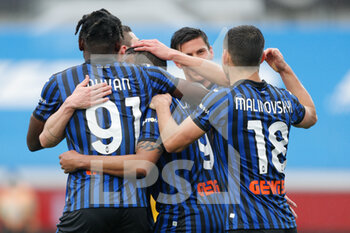 2021-04-03 - Luis Muriel (Atalanta) esulta dopo il gol del vantaggio - ATALANTA VS UDINESE - ITALIAN SERIE A - SOCCER