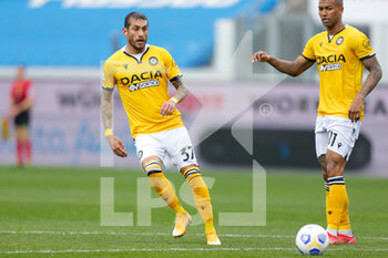 2021-04-03 - Roberto Maximiliano Pereyra (Udinese Calcio) ha segnato il gol del momentaneo 2-1 - ATALANTA VS UDINESE - ITALIAN SERIE A - SOCCER