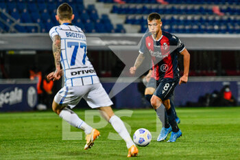 2021-04-03 - Nicolás Domínguez (Bologna FC) - BOLOGNA FC VS INTER - FC INTERNAZIONALE - ITALIAN SERIE A - SOCCER