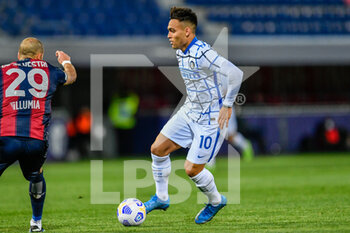 2021-04-03 - Lautaro Martinez (FC Inter) - BOLOGNA FC VS INTER - FC INTERNAZIONALE - ITALIAN SERIE A - SOCCER
