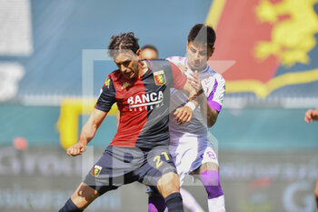 2021-04-03 - Ivan Radovanovic (Genoa), Erick PULGAR (Fiorentina) - GENOA CFC VS ACF FIORENTINA - ITALIAN SERIE A - SOCCER