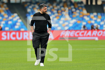 2021-04-03 - coach Gennaro Gattuso (SSC Napoli) - SSC NAPOLI VS FC CROTONE - ITALIAN SERIE A - SOCCER
