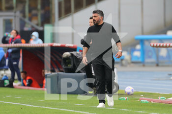2021-04-03 - coach Gennaro Gattuso (SSC Napoli) - SSC NAPOLI VS FC CROTONE - ITALIAN SERIE A - SOCCER