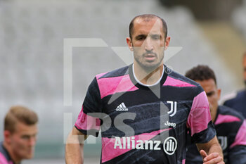2021-04-03 - Giorgio Chiellini (Juventus FC) during warm-up - TORINO FC VS JUVENTUS FC - ITALIAN SERIE A - SOCCER