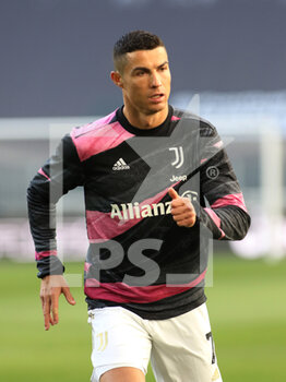 2021-04-07 - Cristiano Ronaldo (Juventus FC) during warm-up - JUVENTUS FC VS SSC NAPOLI - ITALIAN SERIE A - SOCCER