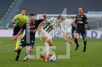 2021-04-07 - Federico Chiesa (Juventus FC) vs Diego Demme (SSC Napoli) - JUVENTUS FC VS SSC NAPOLI - ITALIAN SERIE A - SOCCER