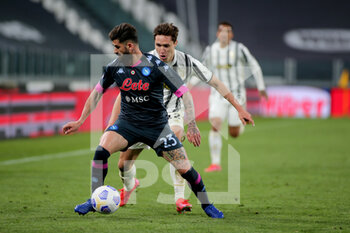 2021-04-07 - Federico Chiesa (Juventus FC) vs Elseid Hysaj - JUVENTUS FC VS SSC NAPOLI - ITALIAN SERIE A - SOCCER