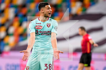 2021-04-10 - Disappointment, frustration of Rolando Mandragora (Torino) - UDINESE CALCIO VS TORINO FC - ITALIAN SERIE A - SOCCER