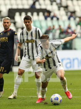 2021-04-11 - Federico Chiesa (Juventus FC) and Alvaro Morata (Juventus FC) - JUVENTUS FC VS GENOA CFC - ITALIAN SERIE A - SOCCER