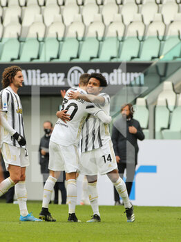 2021-04-11 - Juventus FC celebrates the goal of 3-1 - JUVENTUS FC VS GENOA CFC - ITALIAN SERIE A - SOCCER