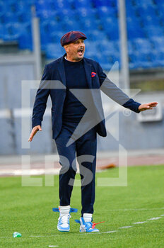2021-04-11 - Sinisa Mihajlovic coach of Bologna FC seen in action during the Italian Football Championship League A 2020/2021 match between AS Roma vs Bologna FC at the Olimpic Stadium in Rome. - AS ROMA VS BOLOGNA FC - ITALIAN SERIE A - SOCCER