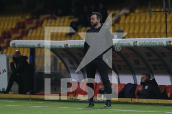 2021-04-12 - coach Roberto De Zerbi (US Sassuolo) - BENEVENTO VS SASSUOLO - ITALIAN SERIE A - SOCCER