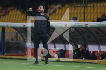 2021-04-12 - coach Roberto De Zerbi (US Sassuolo) - BENEVENTO VS SASSUOLO - ITALIAN SERIE A - SOCCER