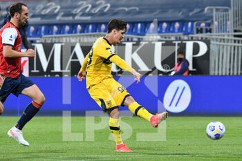 2021-04-17 - Dennis Man of Parma Calcio, Goal - CAGLIARI VS PARMA - ITALIAN SERIE A - SOCCER