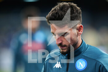 2021-04-18 - Dries Mertens of Napoli during warm up before the Italian championship Serie A football match between SSC Napoli and FC Internazionale on April 18, 2021 at Diego Armando Maradona Stadium in Naples, Italy - Photo Federico Proietti / DPPI - SSC NAPOLI VS INTER - FC INTERNAZIONALE - ITALIAN SERIE A - SOCCER