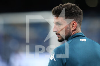 2021-04-18 - Dries Mertens of Napoli during warm up before the Italian championship Serie A football match between SSC Napoli and FC Internazionale on April 18, 2021 at Diego Armando Maradona Stadium in Naples, Italy - Photo Federico Proietti / DPPI - SSC NAPOLI VS INTER - FC INTERNAZIONALE - ITALIAN SERIE A - SOCCER
