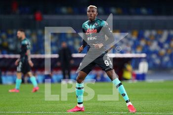 2021-04-18 - Victor Osimhen of Napoli in action during the Italian championship Serie A football match between SSC Napoli and FC Internazionale on April 18, 2021 at Diego Armando Maradona Stadium in Naples, Italy - Photo Federico Proietti / DPPI - SSC NAPOLI VS INTER - FC INTERNAZIONALE - ITALIAN SERIE A - SOCCER