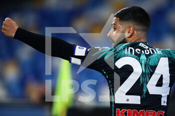 2021-04-18 - Lorenzo Insigne of Napoli celebrates after scoring 1-0 gol during the Italian championship Serie A football match between SSC Napoli and FC Internazionale on April 18, 2021 at Diego Armando Maradona Stadium in Naples, Italy - Photo Federico Proietti / DPPI - SSC NAPOLI VS INTER - FC INTERNAZIONALE - ITALIAN SERIE A - SOCCER