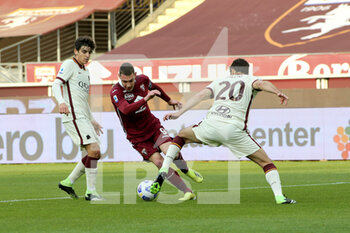 2021-04-18 - Andrea Belotti (Torino FC) in action - TORINO FC VS AS ROMA - ITALIAN SERIE A - SOCCER