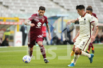 2021-04-18 - Antonio Sanabria (Torino FC) - TORINO FC VS AS ROMA - ITALIAN SERIE A - SOCCER