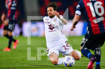 2021-04-21 - Foul of Simone Verdi (Torino FC) - BOLOGNA FC VS TORINO FC - ITALIAN SERIE A - SOCCER